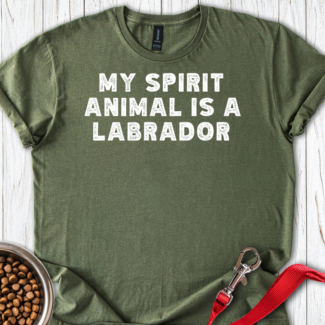 My Spirit Animal Is a Labrador Military Green