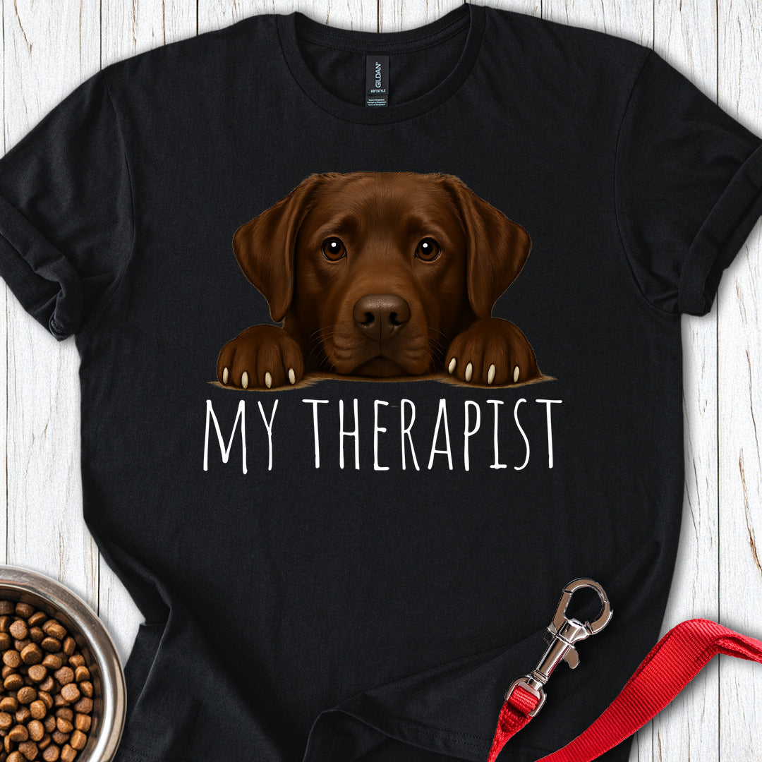 My Therapist Chocolate Lab Black