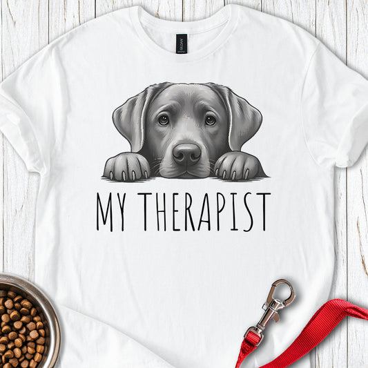 My Therapist Silver Lab White