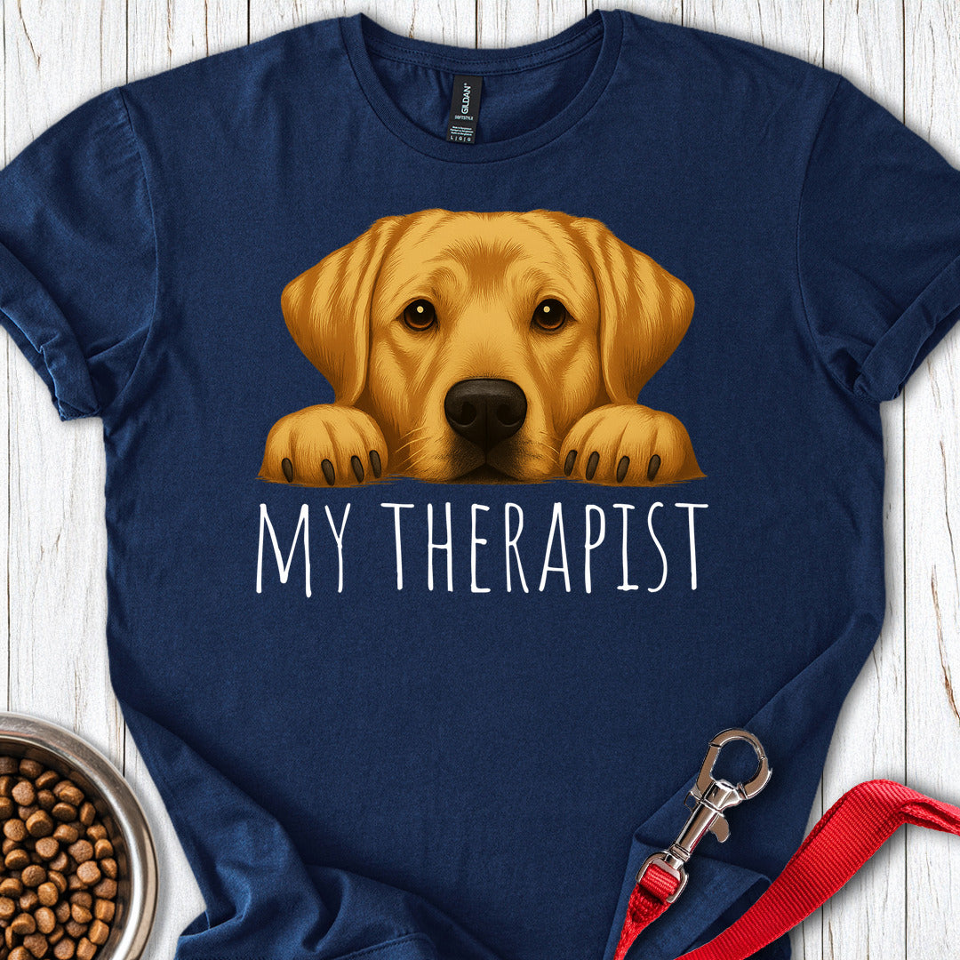 My Therapist Yellow Lab Navy