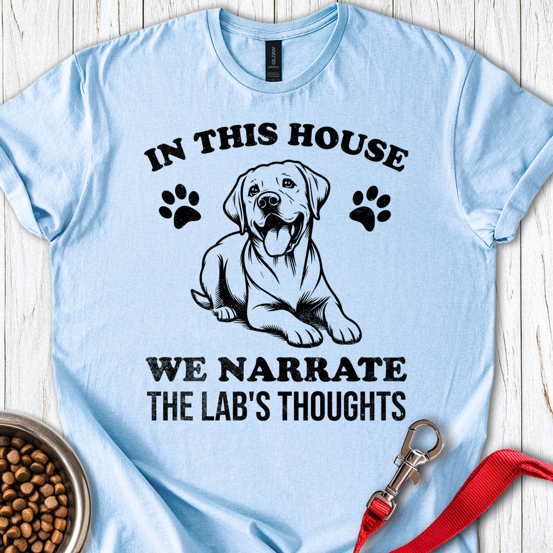 Narrate The Lab's Thoughts Light Blue