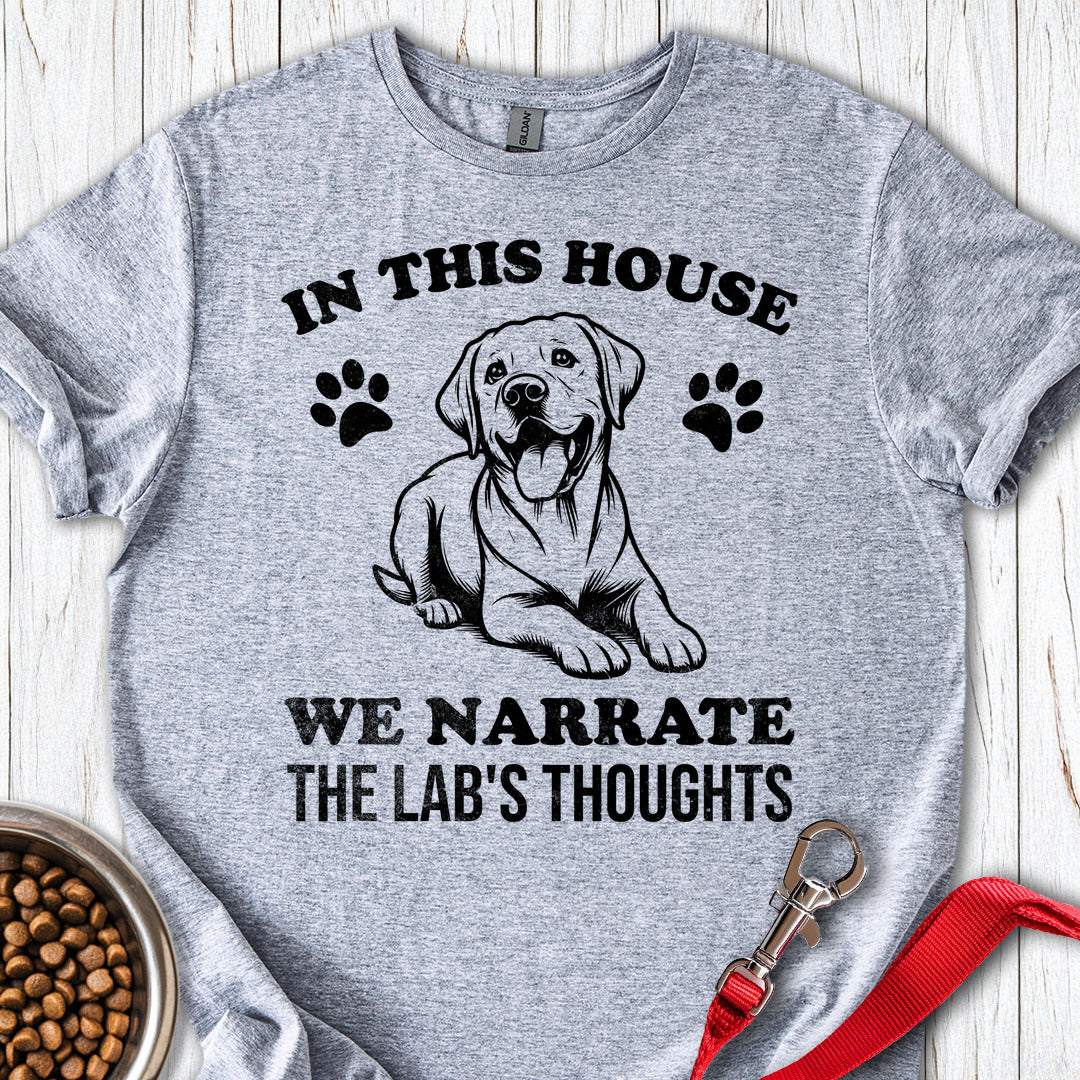 Narrate The Lab's Thoughts Sport Grey