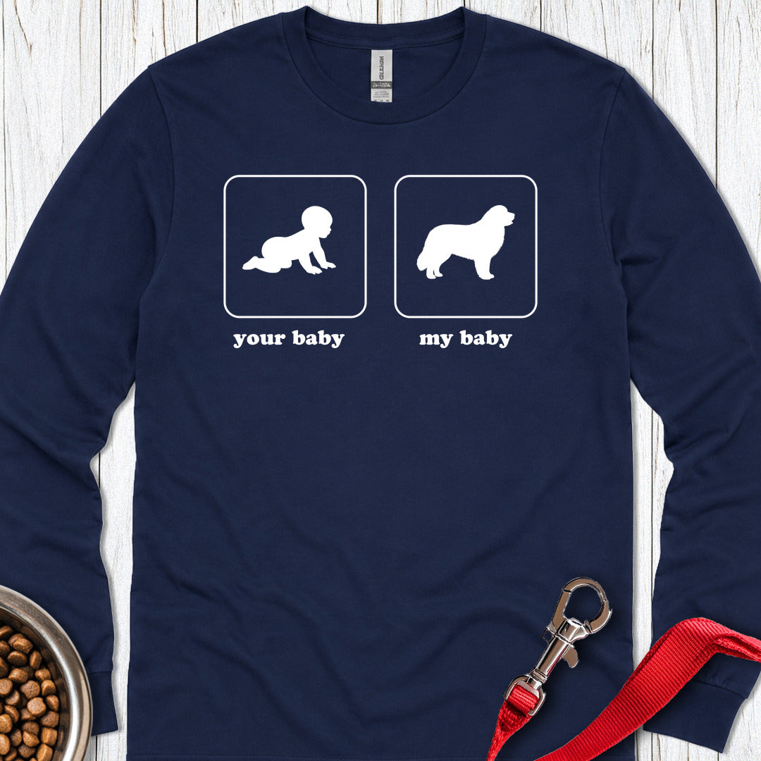 Newfoundland Baby Long Sleeve — Navy