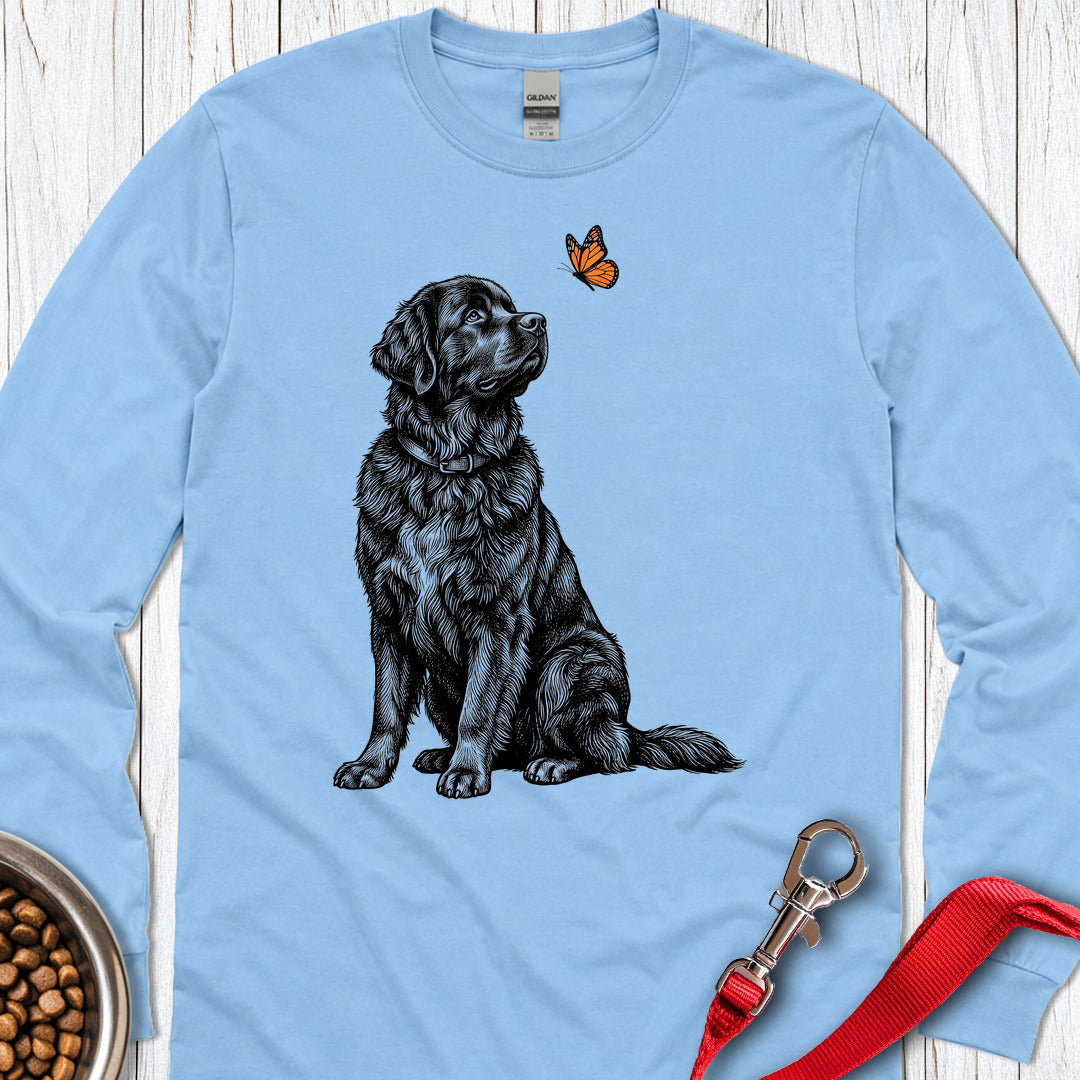 Newfoundland Butterfly Long Sleeve — Carolina Blue
