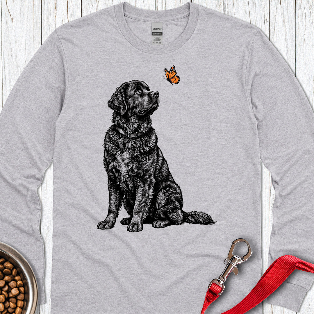 Newfoundland Butterfly Long Sleeve — Sport Grey