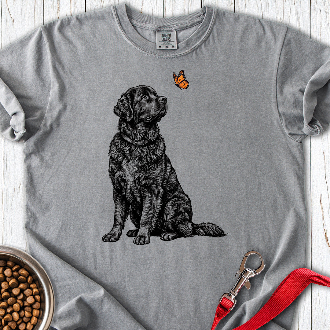 Newfoundland Butterfly Premium Tee — Grey