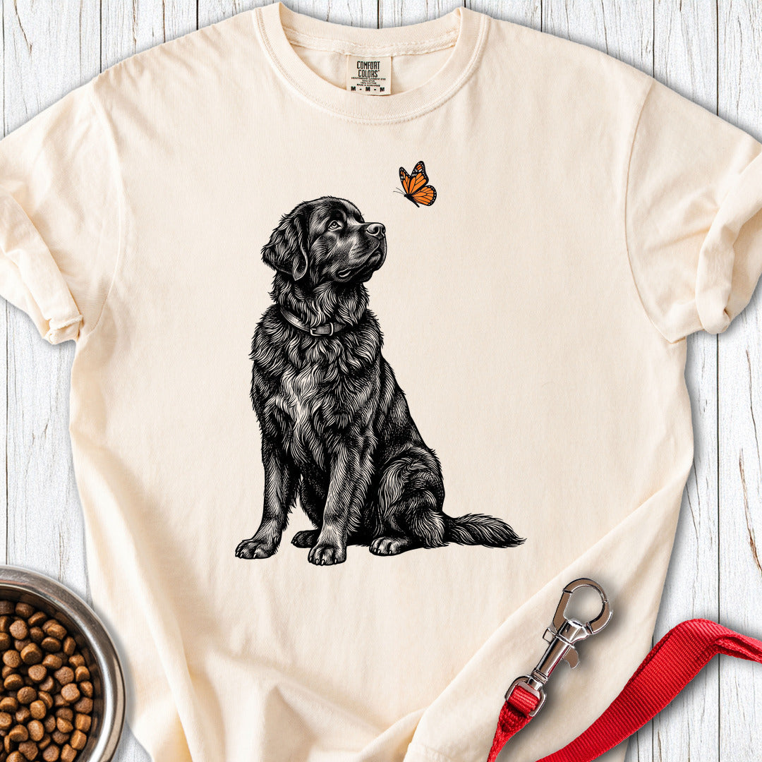 Newfoundland Butterfly Premium Tee — Ivory