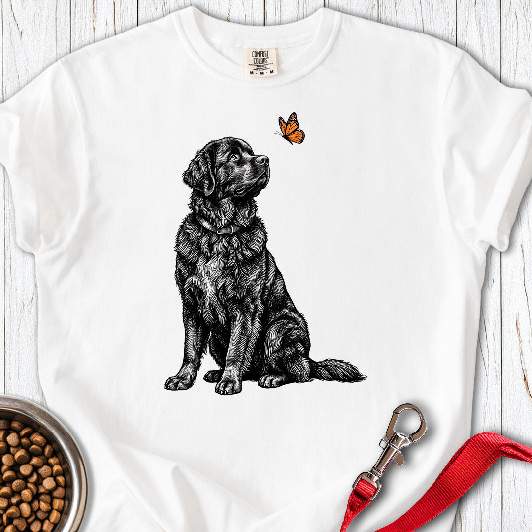 Newfoundland Butterfly Premium Tee — White