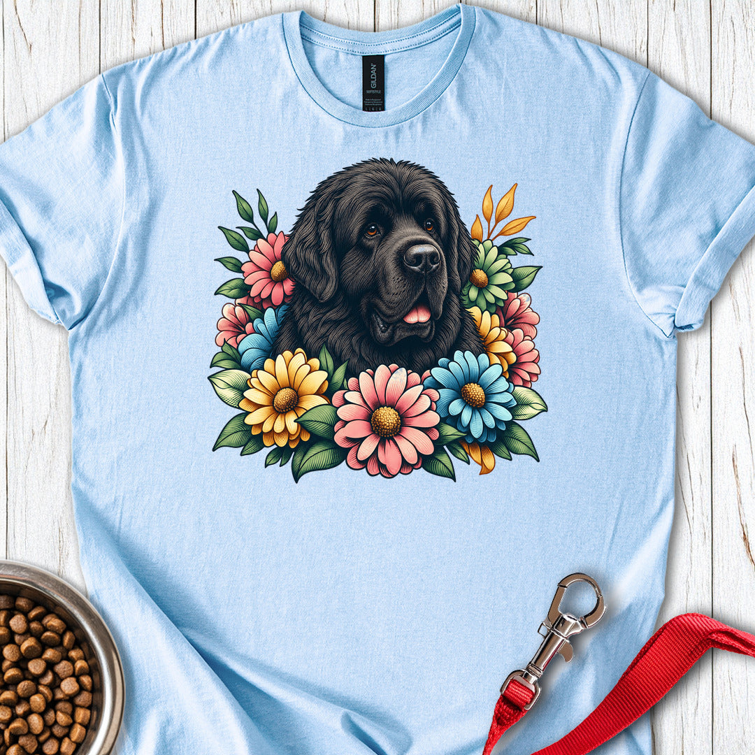 Newfoundland Flower Wreath — Light Blue