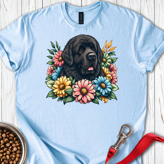 Newfoundland Flower Wreath — Light Blue