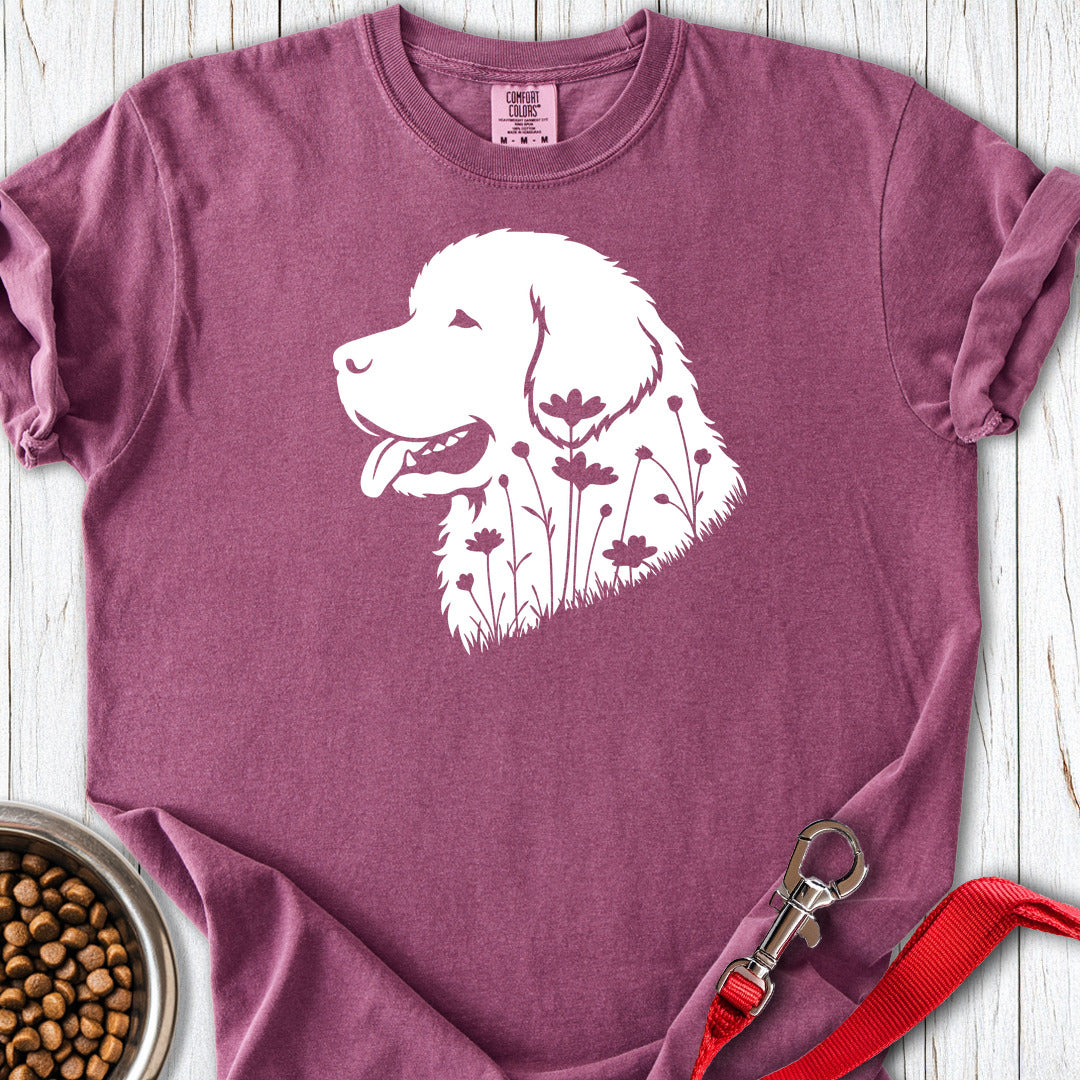 Newfoundland Flowers Premium Tee — Berry
