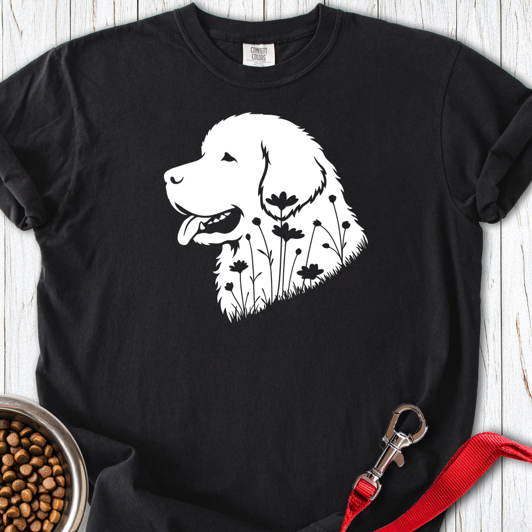 Newfoundland Flowers Premium Tee — Black