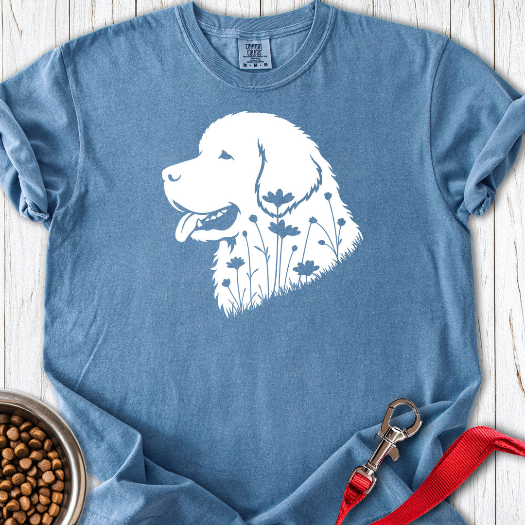Newfoundland Flowers Premium Tee — Blue Jean