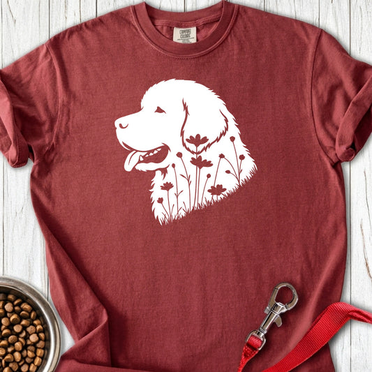 Newfoundland Flowers Premium Tee — Brick
