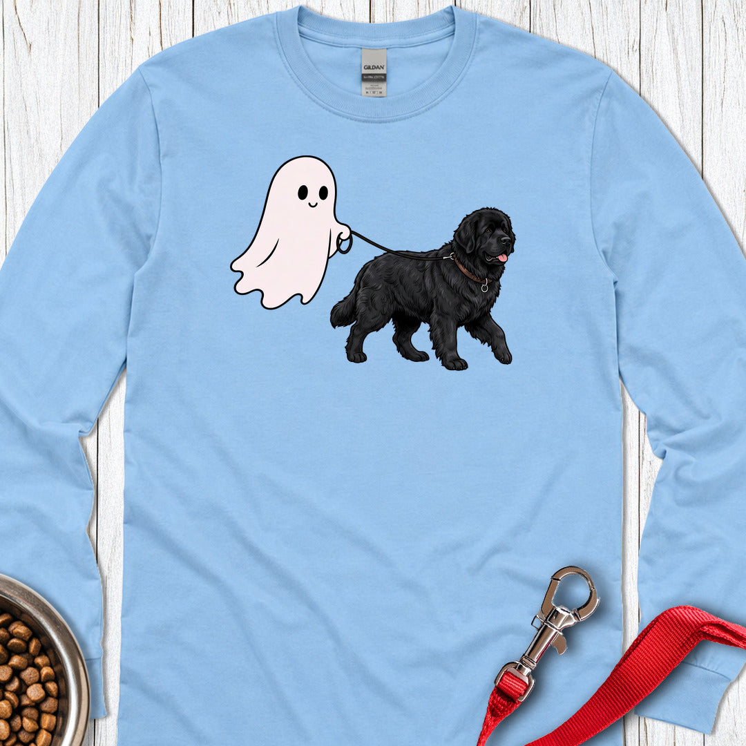 Newfoundland Ghost Halloween Long Sleeve — Carolina Blue