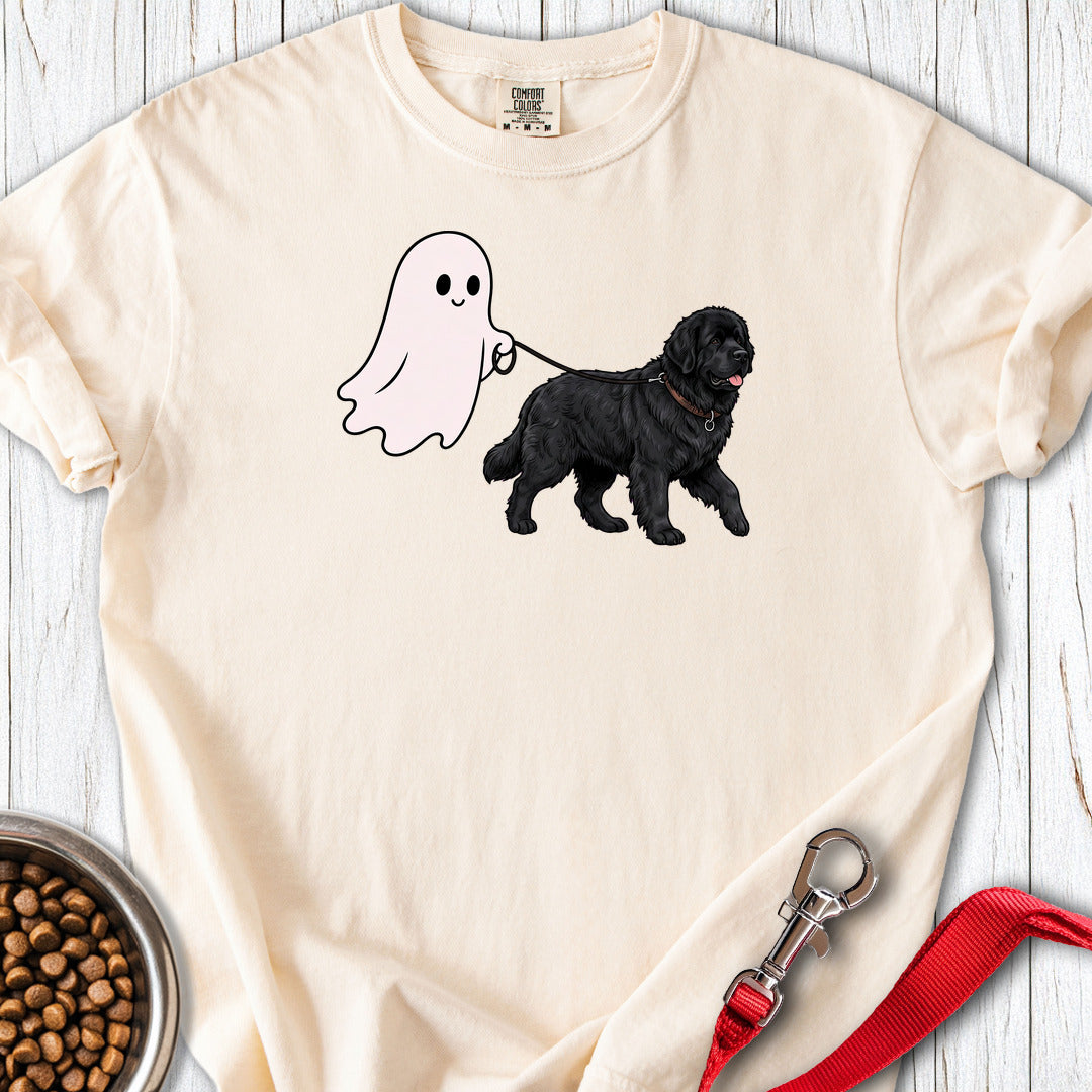 Newfoundland Ghost Halloween Premium Tee — Ivory