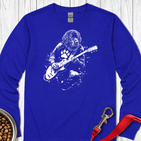 Newfoundland Guitar Long Sleeve — Royal