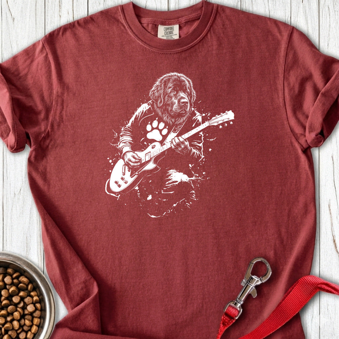 Newfoundland Guitar Premium Tee — Brick