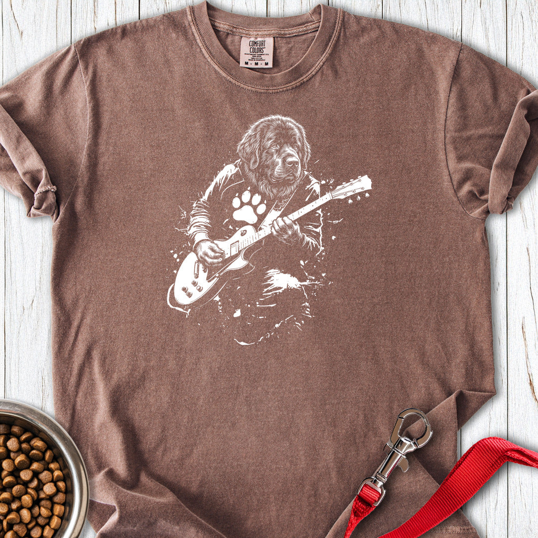 Newfoundland Guitar Premium Tee — Espresso