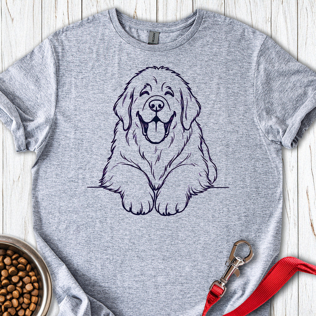 Newfoundland Lineart — Sport Grey