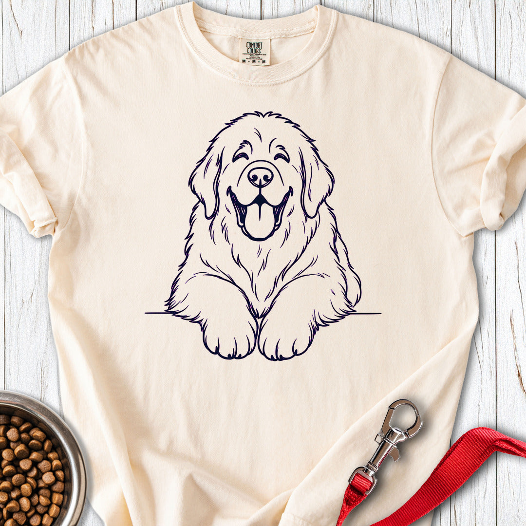 Newfoundland Lineart Premium Tee — Ivory