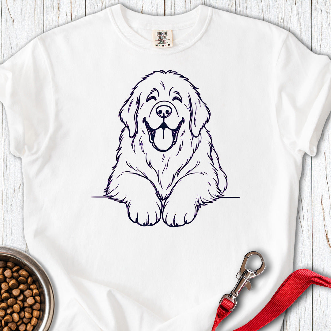 Newfoundland Lineart Premium Tee — White