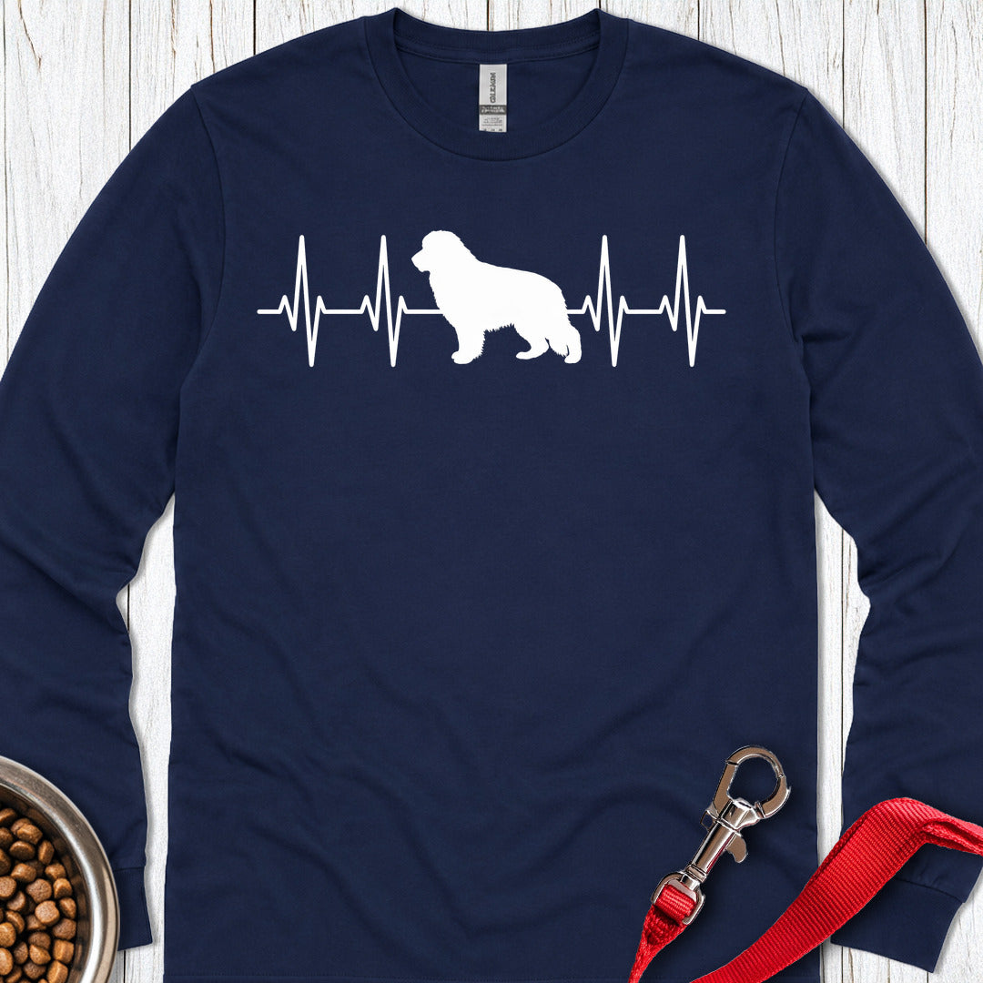 Newfoundland Mom Long Sleeve — Navy
