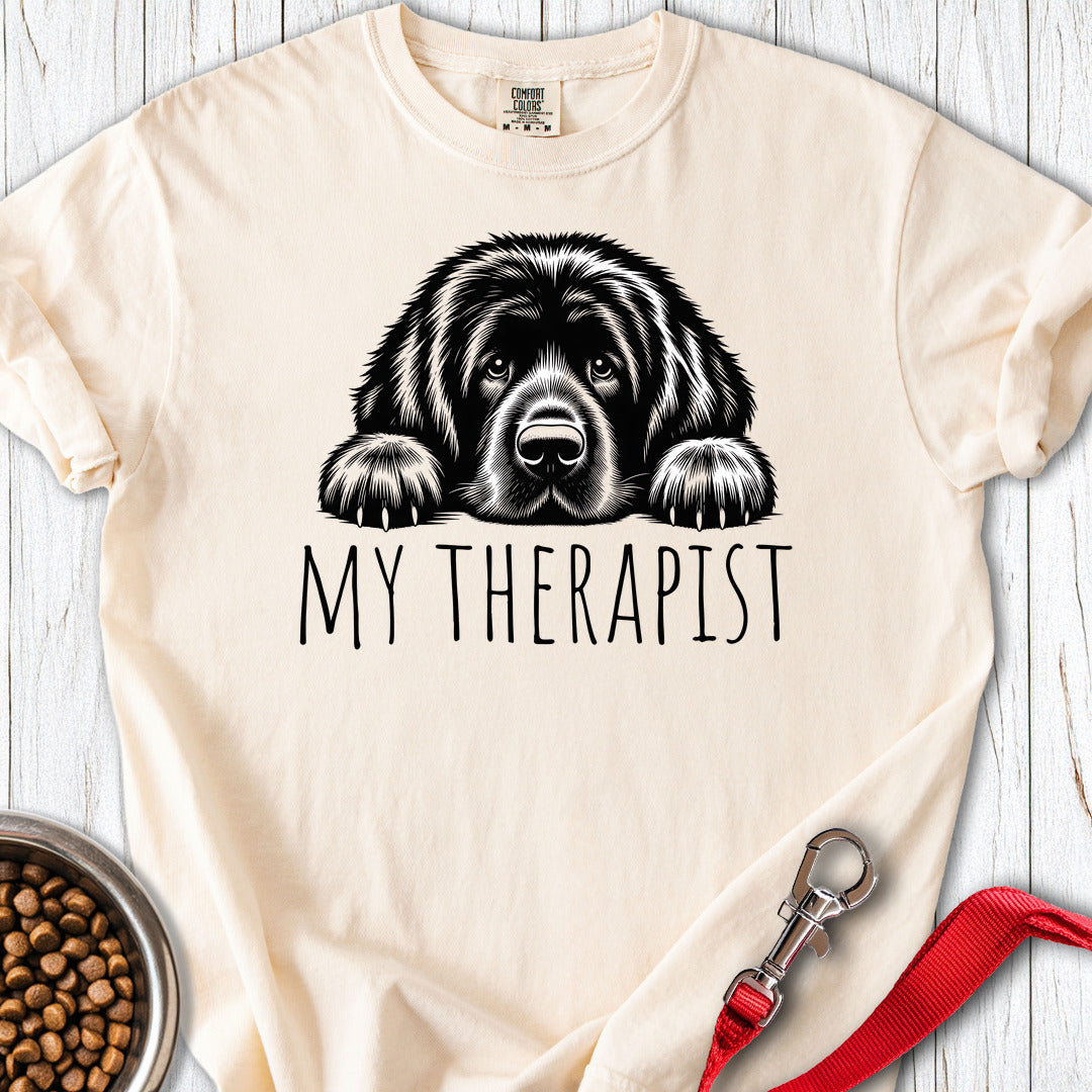 Newfoundland My Therapist Premium Tee — Ivory