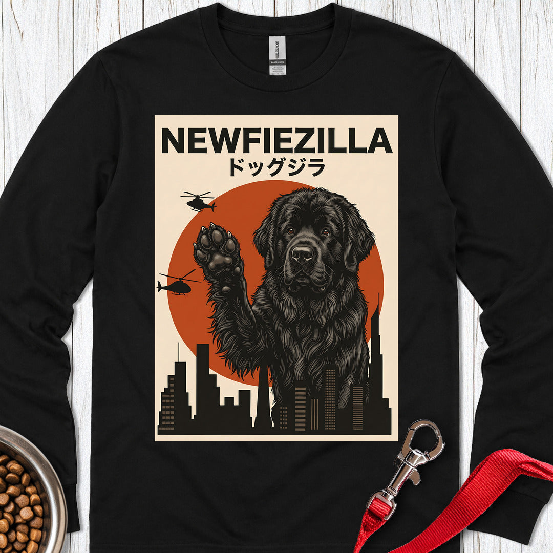 Newfoundland Newfiezilla Long Sleeve — Black