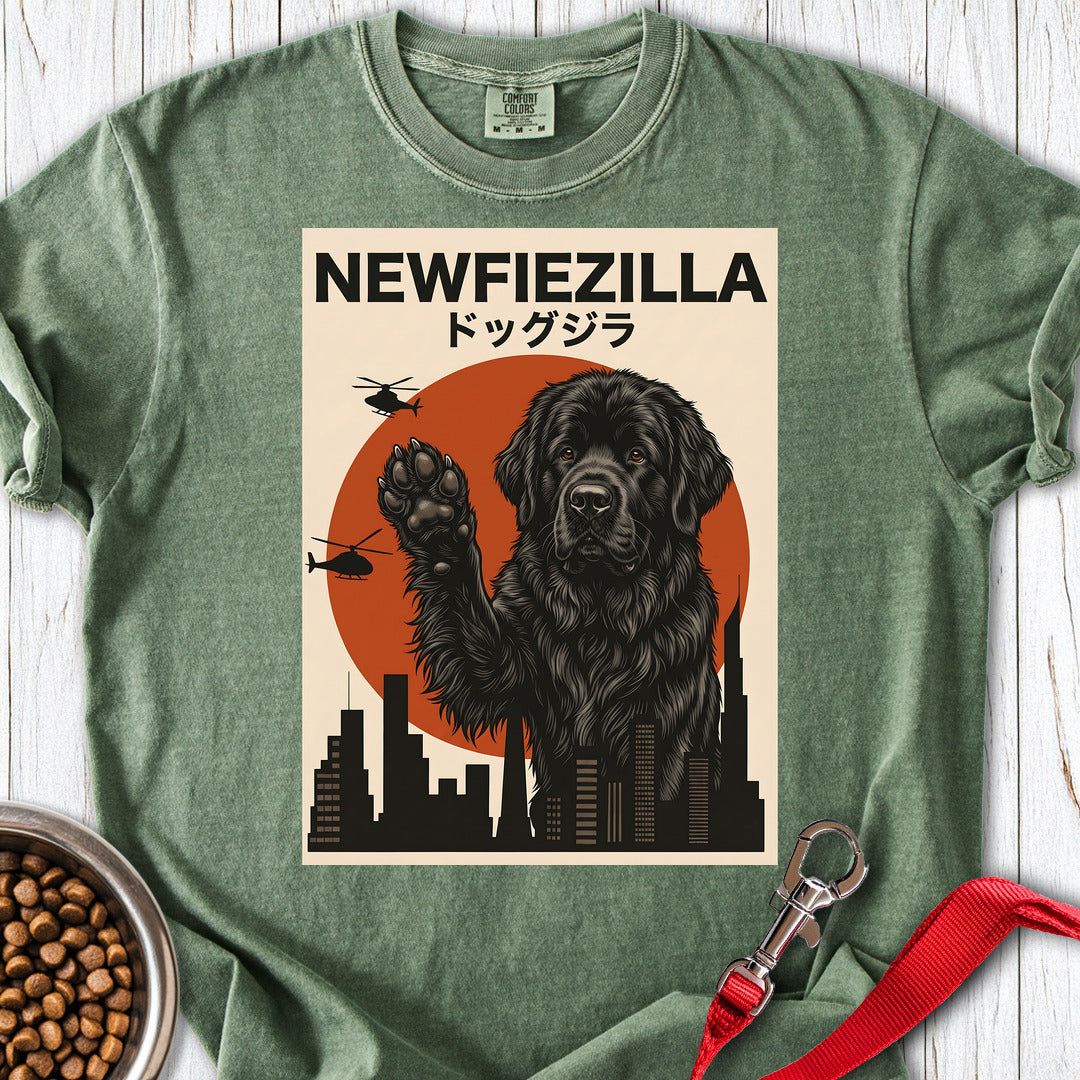 Newfoundland Newfiezilla Premium Tee — Moss