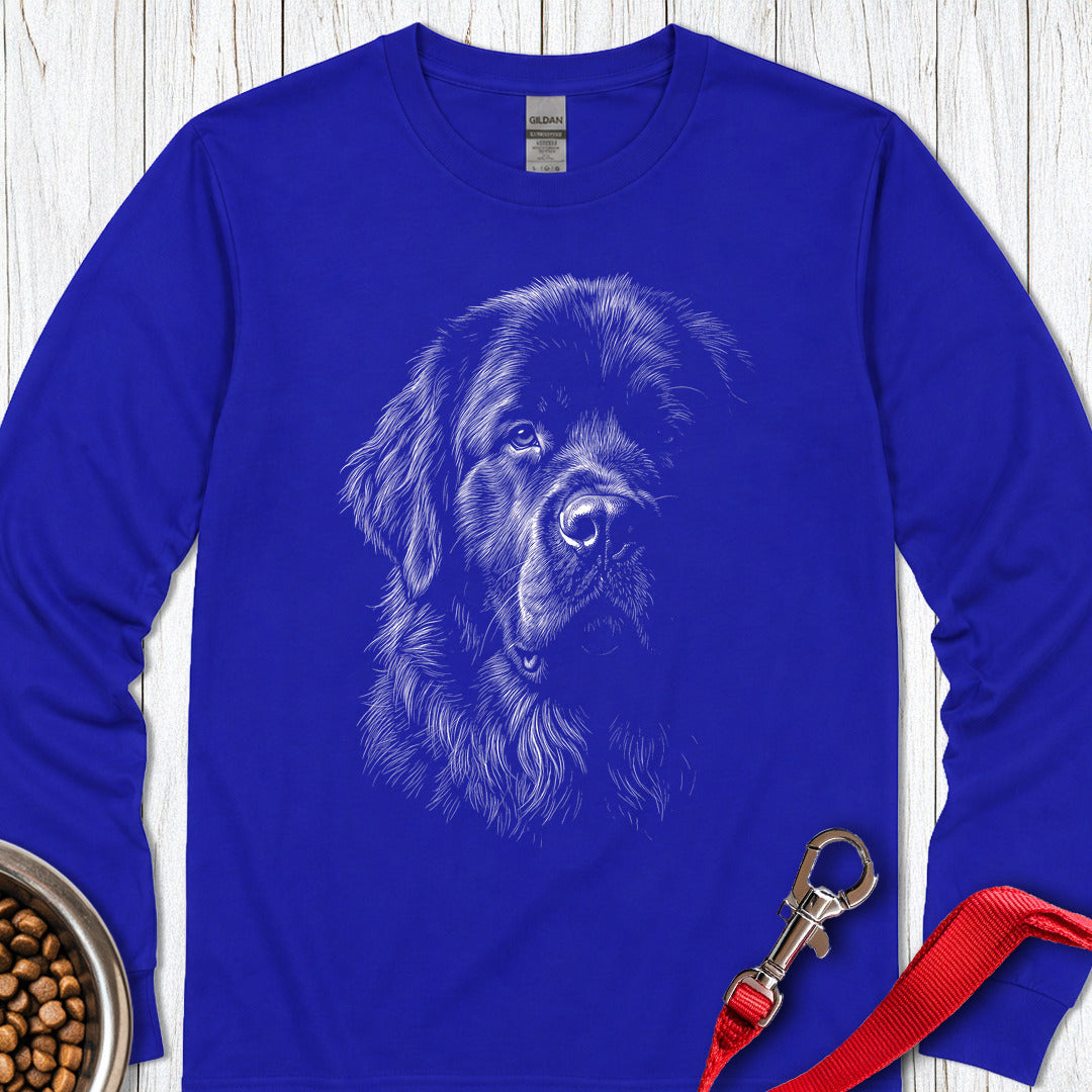 Newfoundland Portrait Long Sleeve — Royal