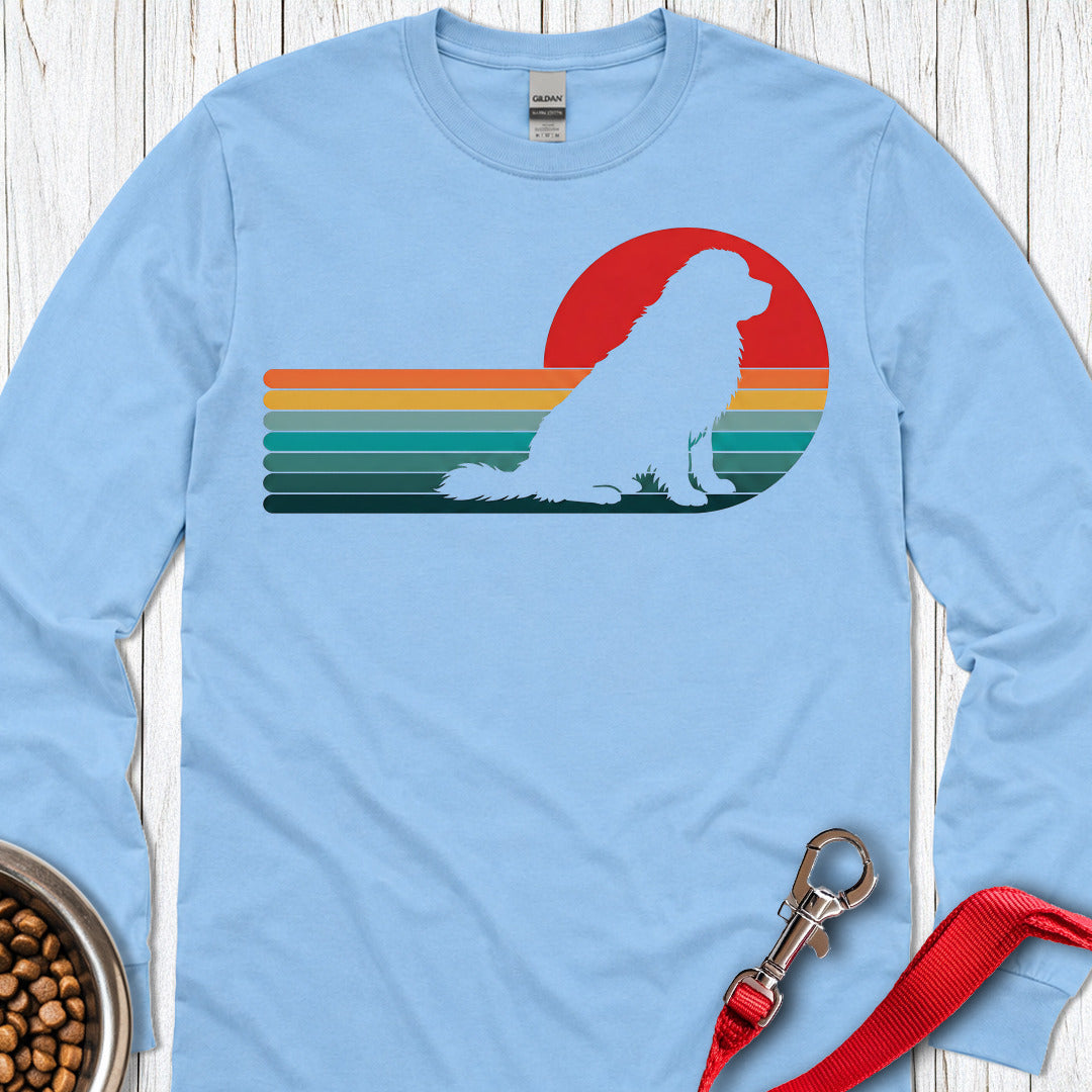 Newfoundland Retro Sunset Long Sleeve — Carolina Blue