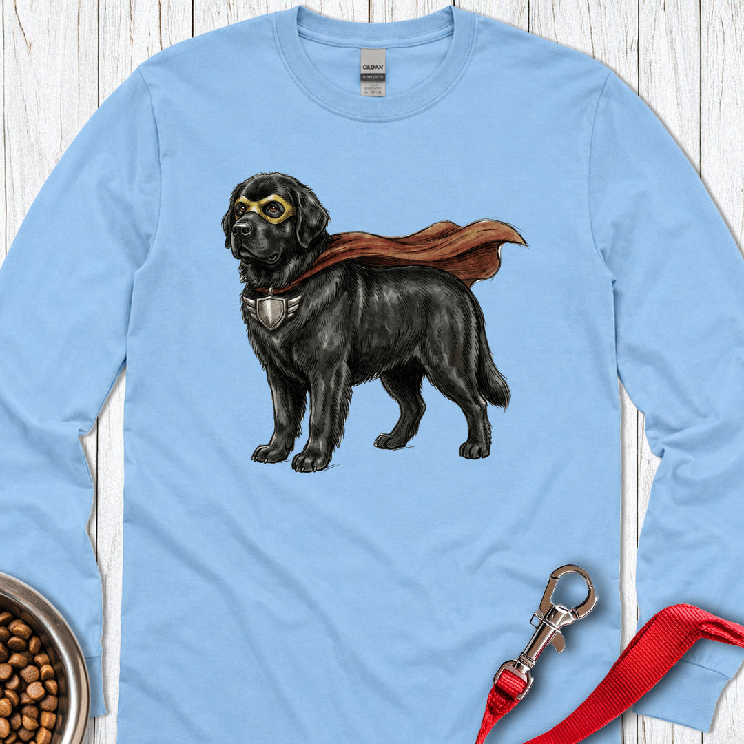 Newfoundland Superhero Long Sleeve — Carolina Blue