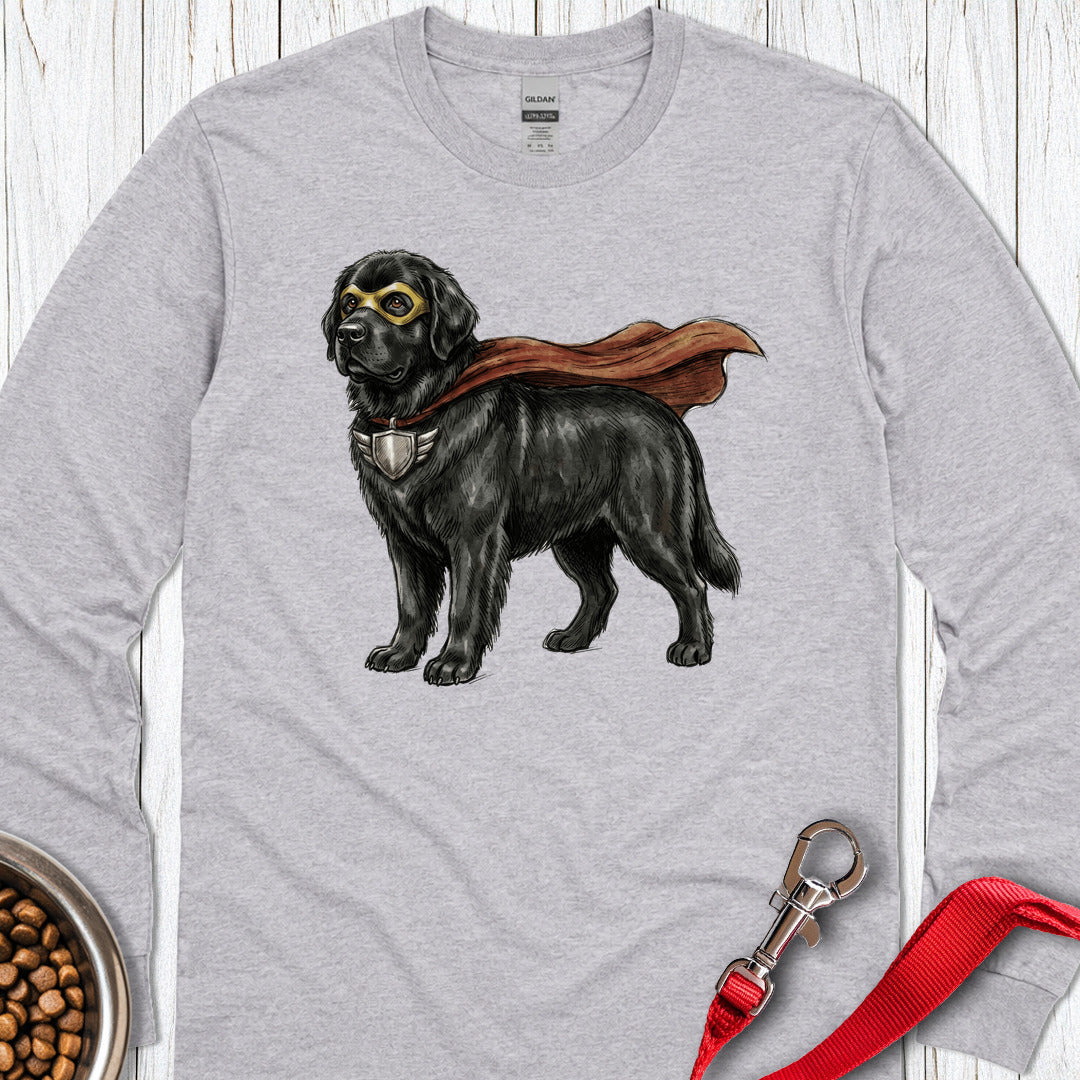 Newfoundland Superhero Long Sleeve — Sport Grey
