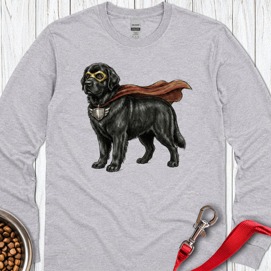 Newfoundland Superhero Long Sleeve — Sport Grey