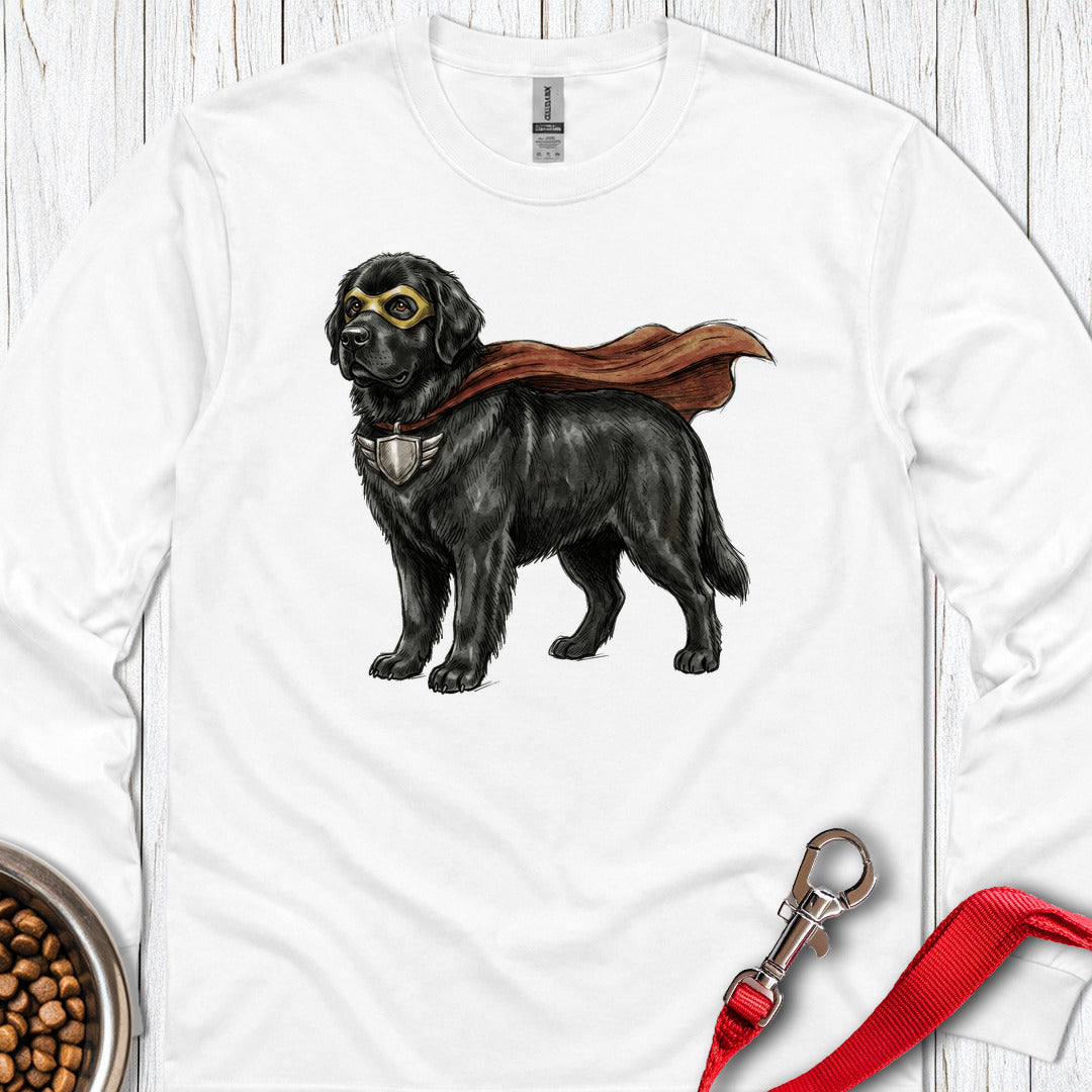 Newfoundland Superhero Long Sleeve — White