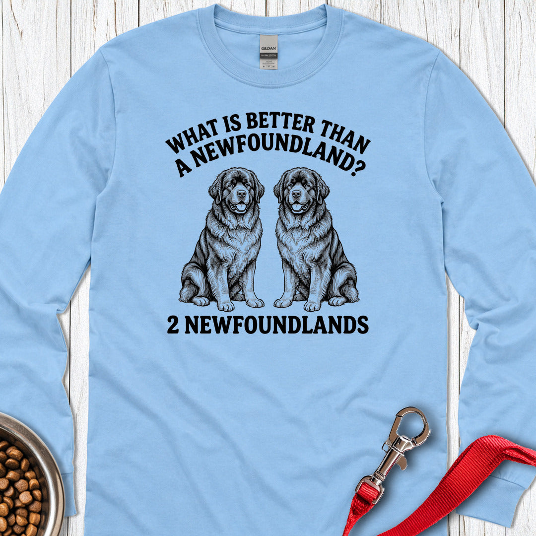 Newfoundland What Is Better Than One Long Sleeve — Carolina Blue