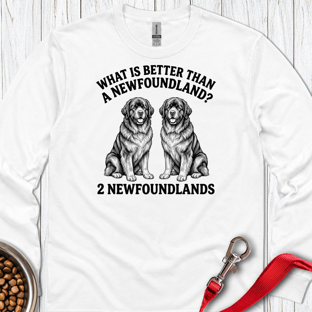 Newfoundland What Is Better Than One Long Sleeve — White