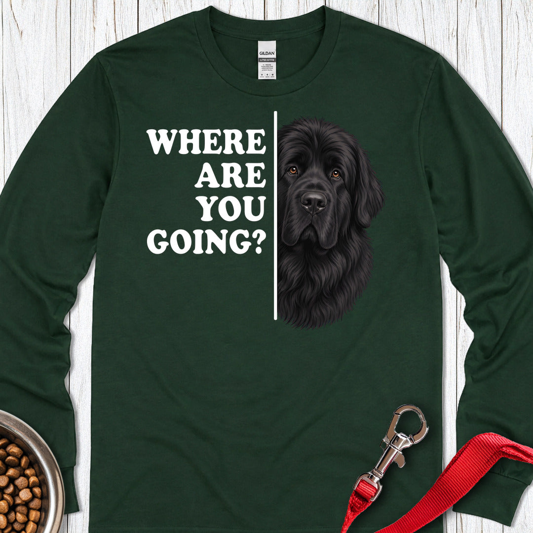 Newfoundland Where Are You Going Long Sleeve — Forest Green