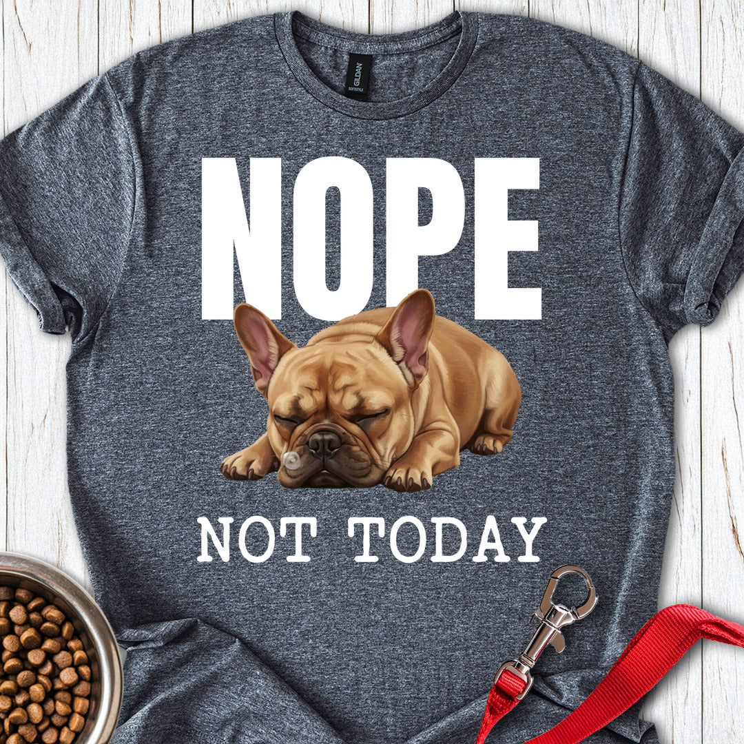 Nope French Bulldog Dark Heather