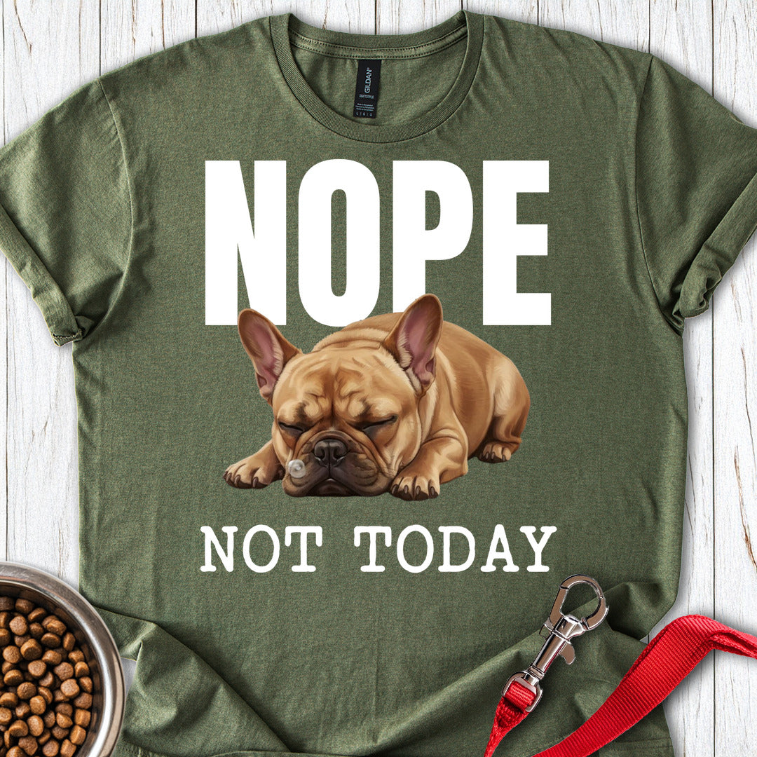 Nope French Bulldog Military Green