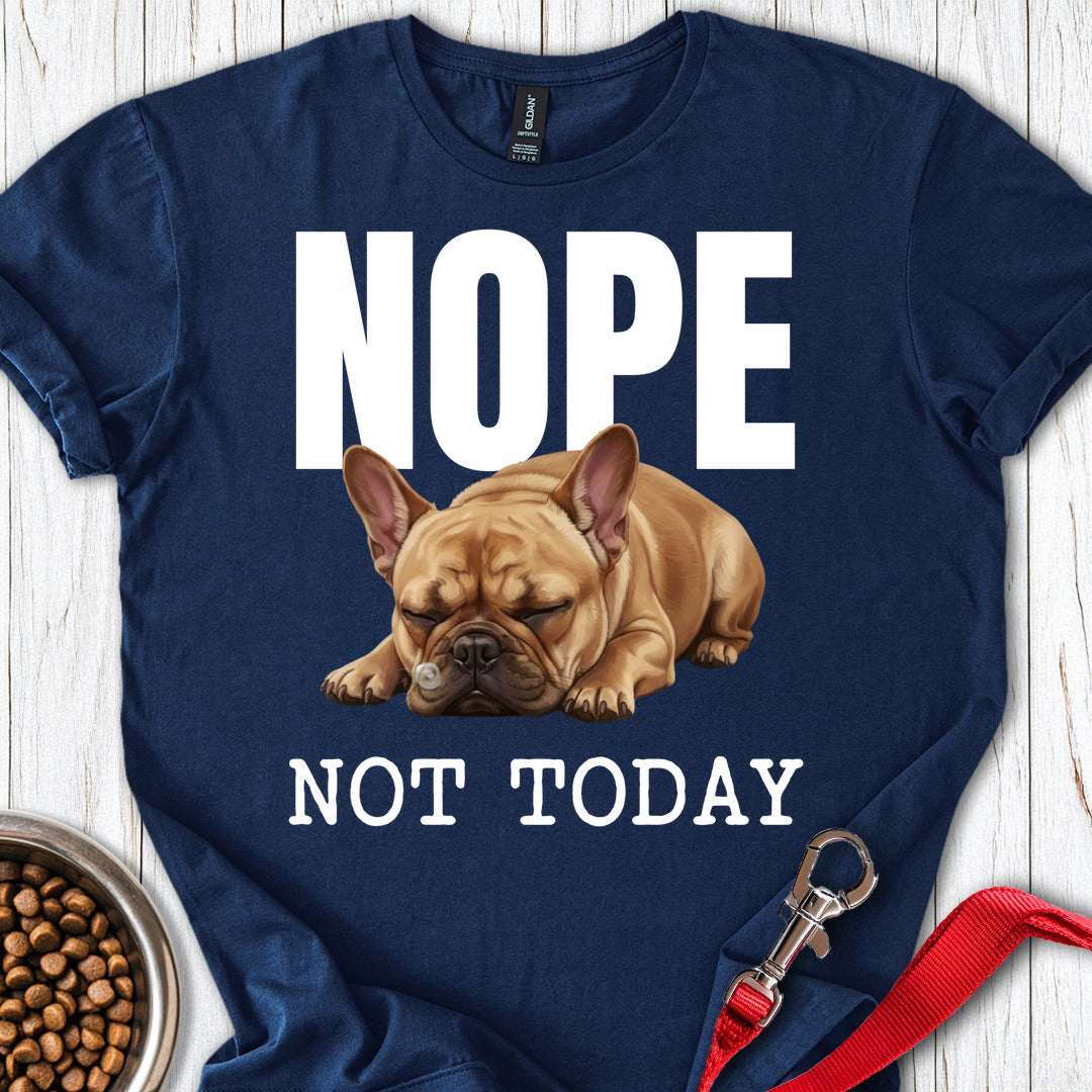 Nope French Bulldog Navy