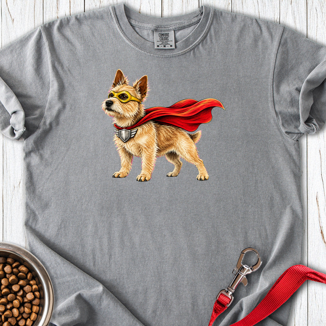 Norwich Terrier Superhero II Premium Tee — Grey