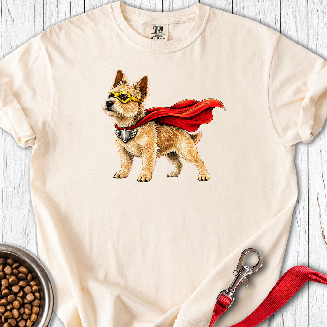Norwich Terrier Superhero II Premium Tee — Ivory