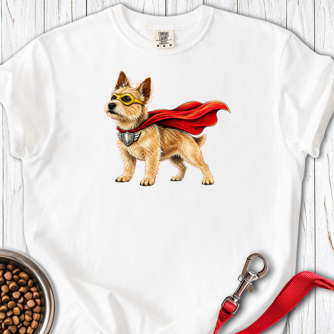 Norwich Terrier Superhero II Premium Tee — White