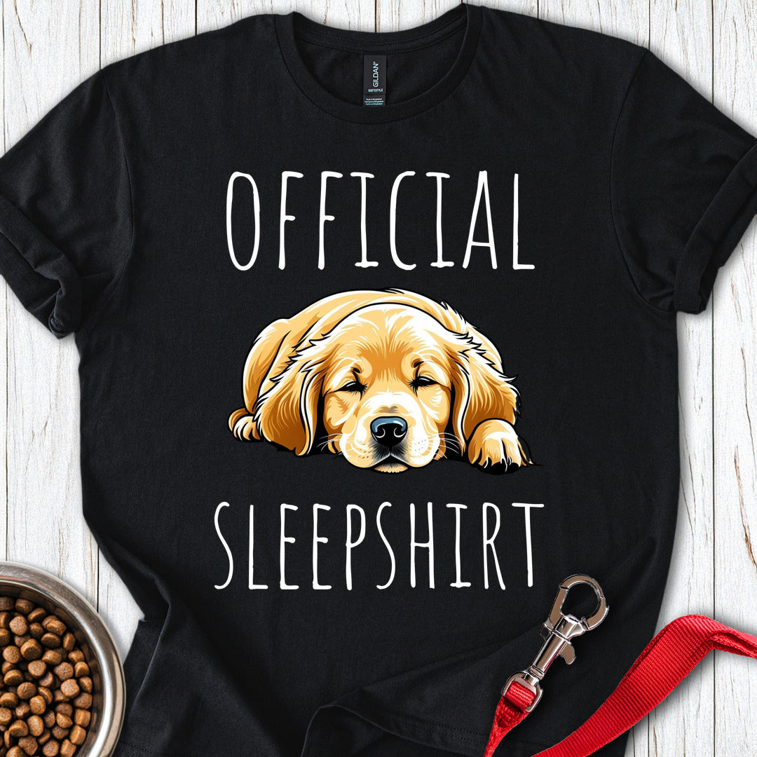 Official Sleepshirt Golden Retrievers Black