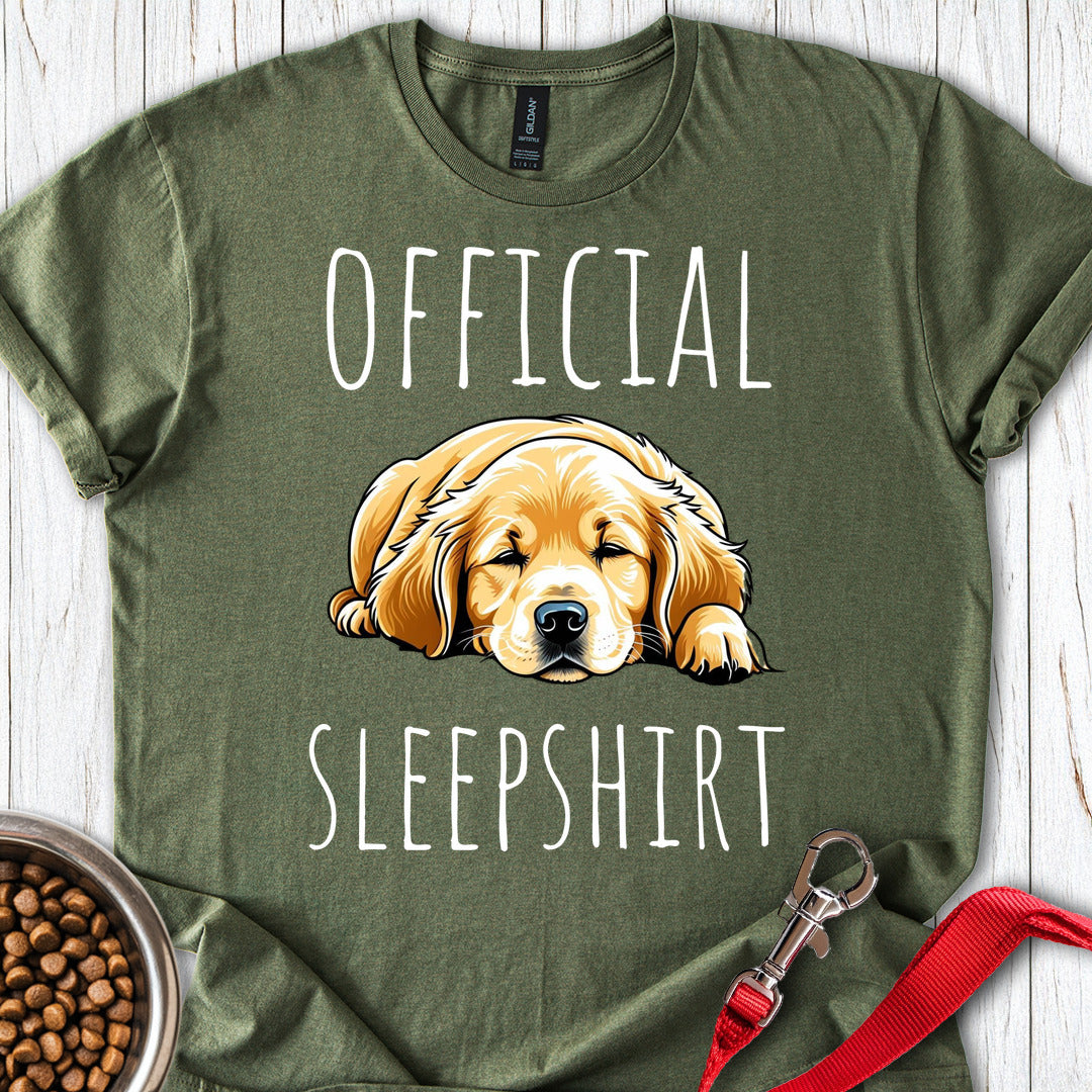 Official Sleepshirt Golden Retrievers Military Green