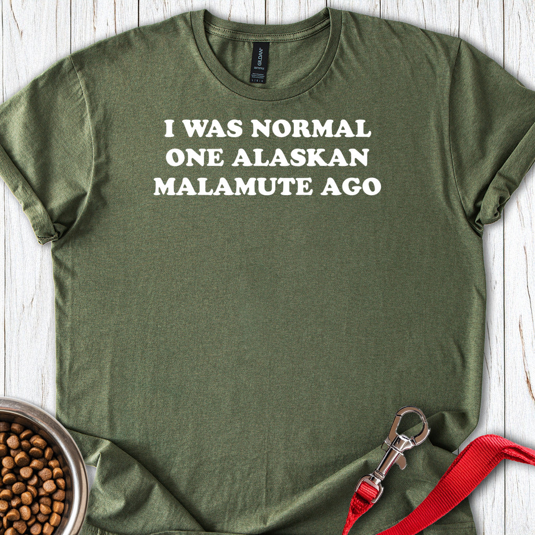 One Alaskan Malamute Ago Military Green