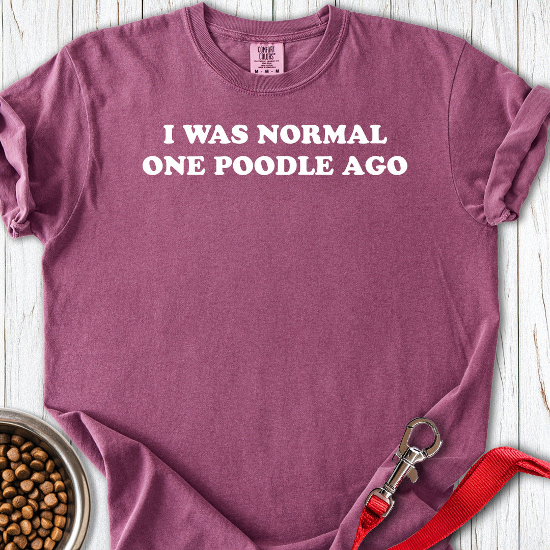 One Standard Poodle Ago Premium Tee — Berry