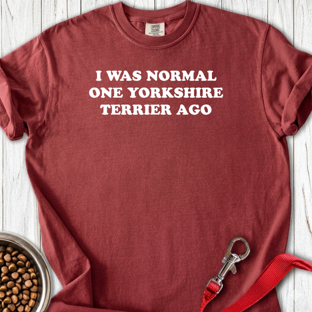 One Yorkshire Terrier Ago Premium Tee Brick